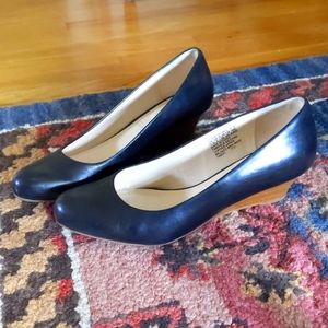 Rockport Alika black leather low heels